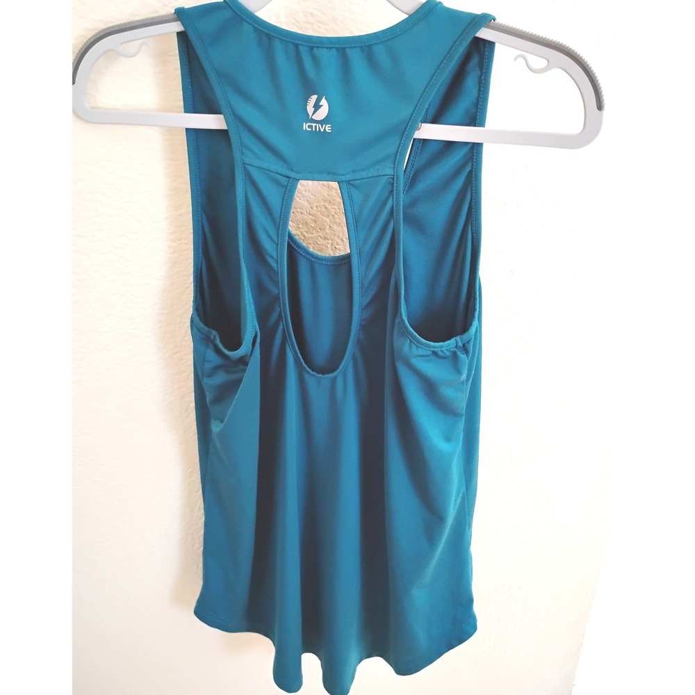 🩵Teal Ictive Racerback Workout Tank Athleisure Gymcore Activewear Gorpcore